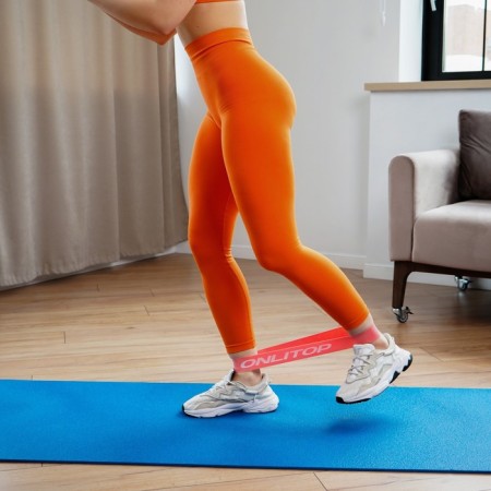 ONLYTOP fitness reset, 30x5x0.13 cm, load 20 kg, coral color-8