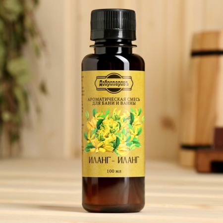 Fragrance for the bath and bath "Ilang-Ylang" Natural, 100 ml "Dobroparov"-3