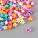 Beads rubber curly "stars" mix, units. 500 pcs.