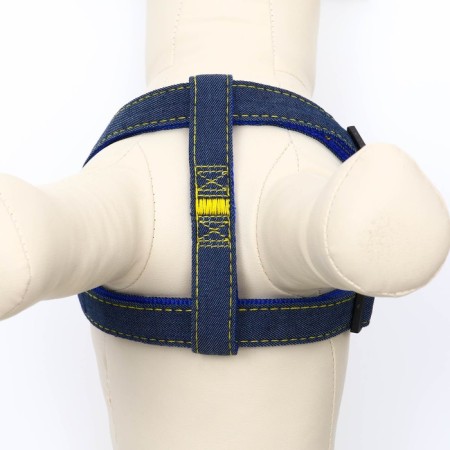 Shleka "Jeans", blue lining, width 2 cm, Osh 45-70 cm, og 45-70 cm-4