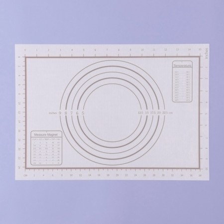 Silicone rug with a reinforced spill, 42 × 29.5 cm