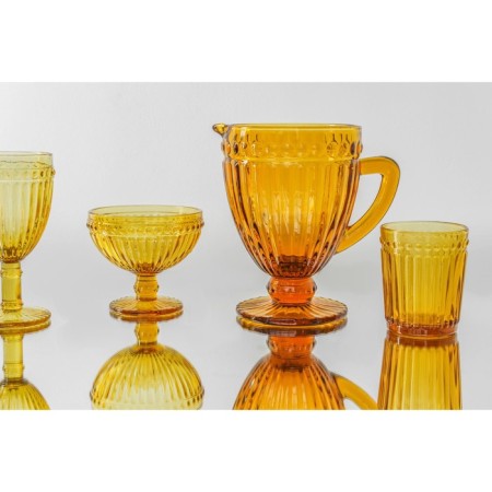 Glass Glass "Bosphorus" 1.1 l, yellow color-5