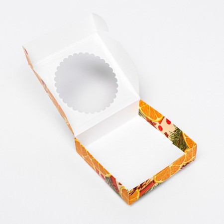 Box "Orange Party" 11.5 x 11.5 x 3.2 cm-6