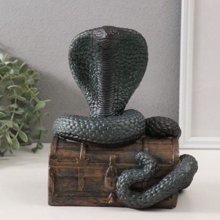 New Year's figure "Cobra on the chest" 20 x 17 x 12 cm.-5