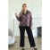 Female jacket, size 56, gray color
