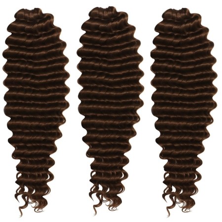 Hollywood Africolocons, 60 cm, 270 gr, dark cornfy color HKB6 (Catherine)-1