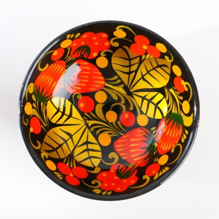 Solonka "Karavay", 7x3 cm, Khokhloma-2