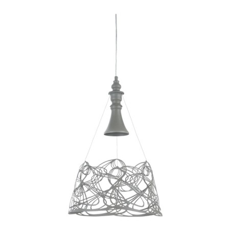 Suspension lamp Maytoni P229-PL-01-GR, E27, 1x60 W, 350x350x1200 mm, gray-3
