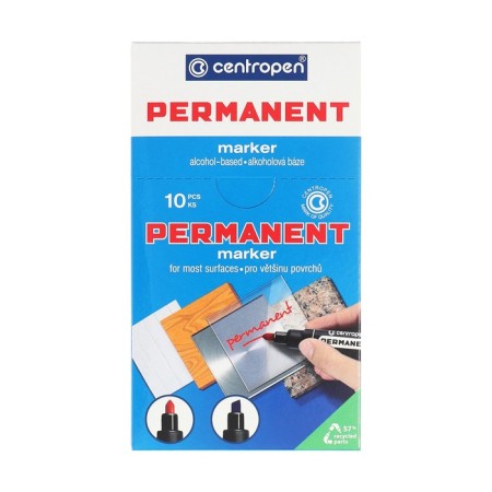 Permanent marker 5.0 mm centropen 8566, line 2.5 mm, orange color-5