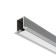 Aluminum profile built-in Led Strip Alm-1209-S-2M, 200x1.24x0.9 cm, silver color