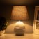 Hand lamp with lampshade Risalux "Arizona", 1 × 40 W, E27, Gray, 20 × 20 × 32 cm