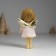 Polystone souvenir "Angel in a pink shirt with an asterisk" 6.5x5x13.5 cm