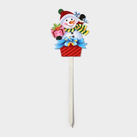 Topper decorative "Snowman" 22.5x70.5 cm-1