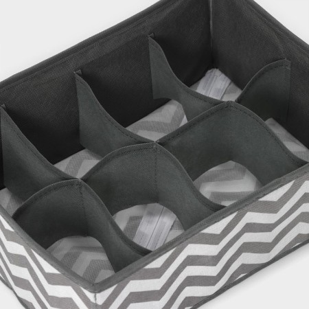 Sigzag Sigzag, 8 cells, 32 × 24 × 12 cm, gray -gray-4
