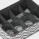 Sigzag Sigzag, 8 cells, 32 × 24 × 12 cm, gray -gray