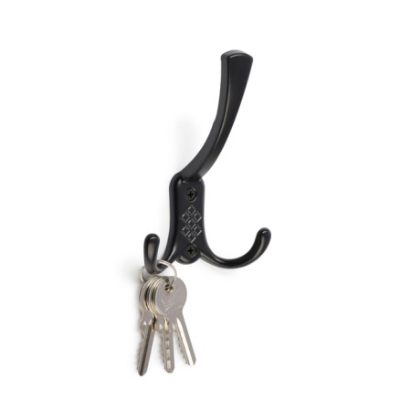 Furniture tundra hook TKT003 Light, three -rod, black-2