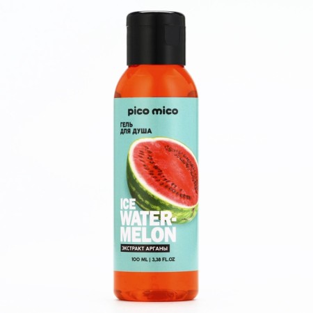 Shower gel with argan extract Ice Watermelon, 100 ml, watermelon aroma, Pico Mico