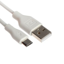 Кабель Exployd EX-K-487, microUSB - USB, 2 м, белый