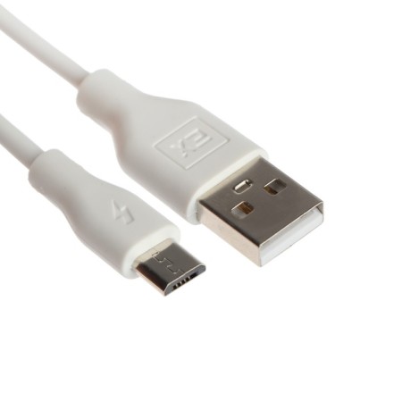 EXPLOYD EX-K-487, microUSB-USB, 2 m, white cable