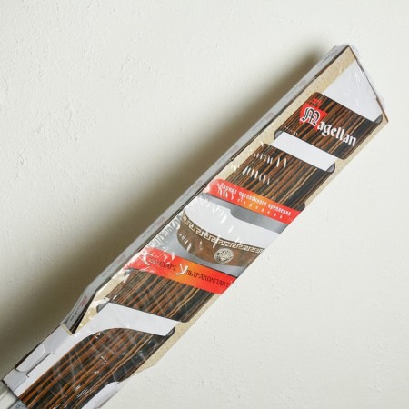 Three -cereal cornice "Ultracompact. Grace ", 360 cm, with a decorative bar 7 cm, silver/patina white-3