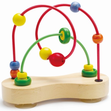 Toy "Children's wooden maze: colored balls"