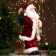 Santa Claus "in a red fur coat, with a flashlight" 45 cm