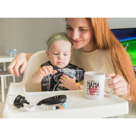 Bibslate for feeding "Best Child" Waterpower on Velcro, with a pocket-8