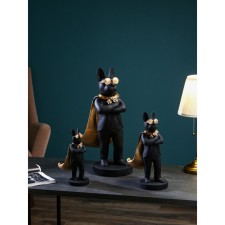 A set of stands for the little things “Boldog standing”, polystone, 58 cm, black and golden color