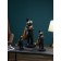 A set of stands for the little things “Boldog standing”, polystone, 58 cm, black and golden color