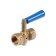 A three -way crane for a pressure gauge 11B18BK, 15 mm DU, with a handle