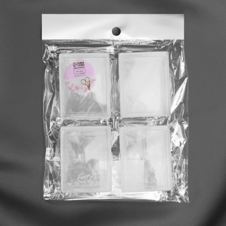 Containers for storing little things, 5.4 × 4.3 × 2.3 cm, 4 pcs, the color is transparent-4