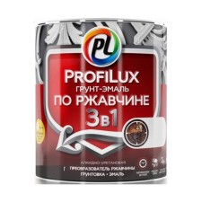 Грунт эмаль Profilux по ржавчине 3 в 1 черная, 1,9кг