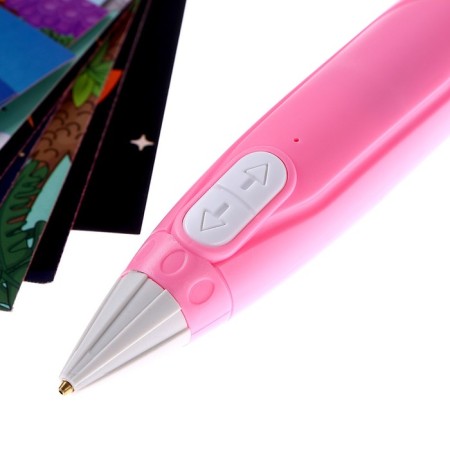 3D handle, PCL set of plastic luminous in the dark, mod. Pn013, pink color-4