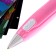 3D handle, PCL set of plastic luminous in the dark, mod. Pn013, pink color