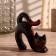 Souvenir tree "Cat for black spotted rings" 12x3x12 cm