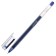 Gel pen 0.5 mm, Devente Kilometrico, blue ink, increased ink, length 1200 m, transparent case, disposable