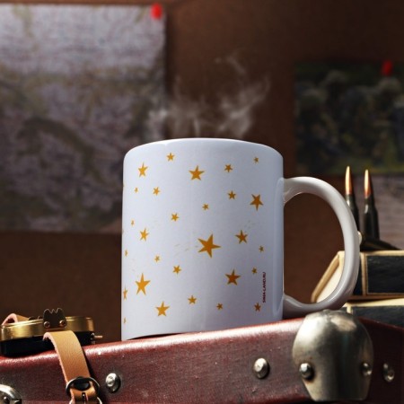 Papa sublimation mug of a bear, stars, 320 ml, with application-2