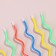 Candles for a cake, set 8 pcs, twisted, 17 cm