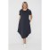 Women's dress, size 58, dark blue color
