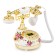 Retro-telephone "Red roses"