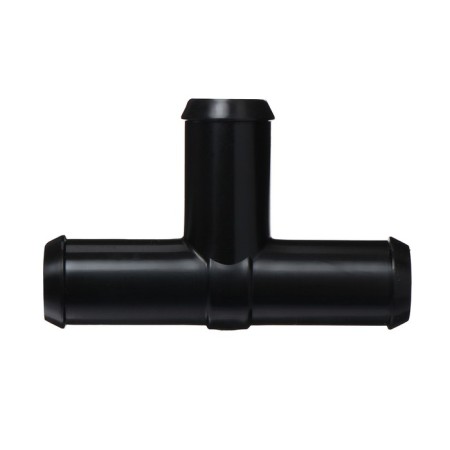T-shaped tee, for a hose 3/4 "(19 mm), plastic