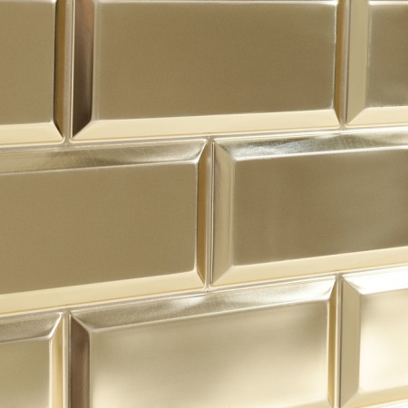 PVC panel glossy chrome 962x484 mm-2