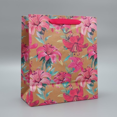 Package Gift Crafts Vertical, Packaging, Flowers, Ml 23 x 27 x 11.5 cm-2
