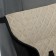 A cape on the seat "Alcantara" 140 x 52 cm, black with a red line