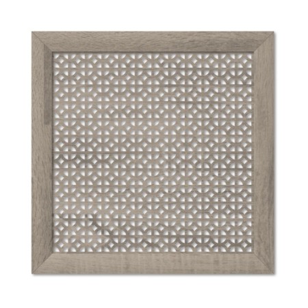 Screen for radiator, Susanna, oak vintage, 60x60 cm