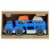 Eco-machine Funky Toys "Truck", with two machines, blue color, 30 cm