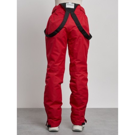 Semi -combinezone ski insulated female winter, size 50, red color-10