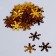 Sequins "Snow" 20 g, color gold, 25 mm