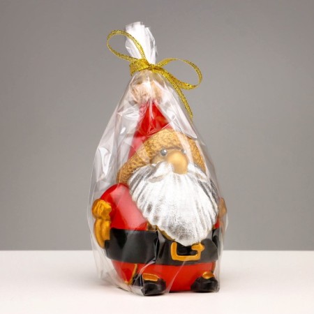 Decorative candle "Santa", 12x8.6x7.4 cm-6