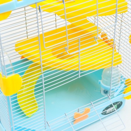 The cage for rodents "Pigzon", 31 x 24 x 46 cm, blue-5